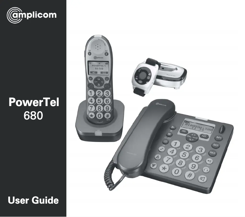 First page image of the manual for PowerTel 680 Combo
