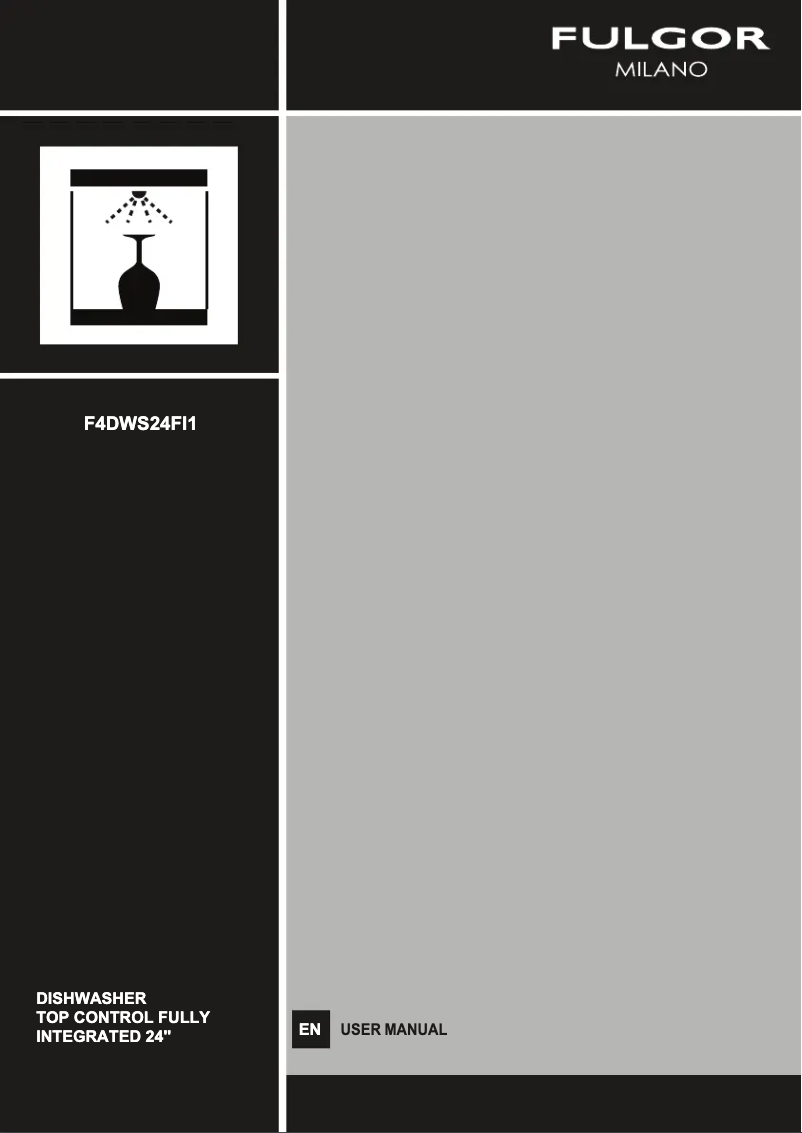 First page image of the manual for F4DWS24FI1