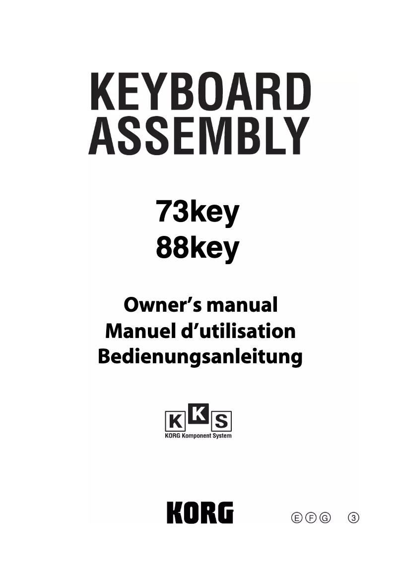 First page image of the manual for M3