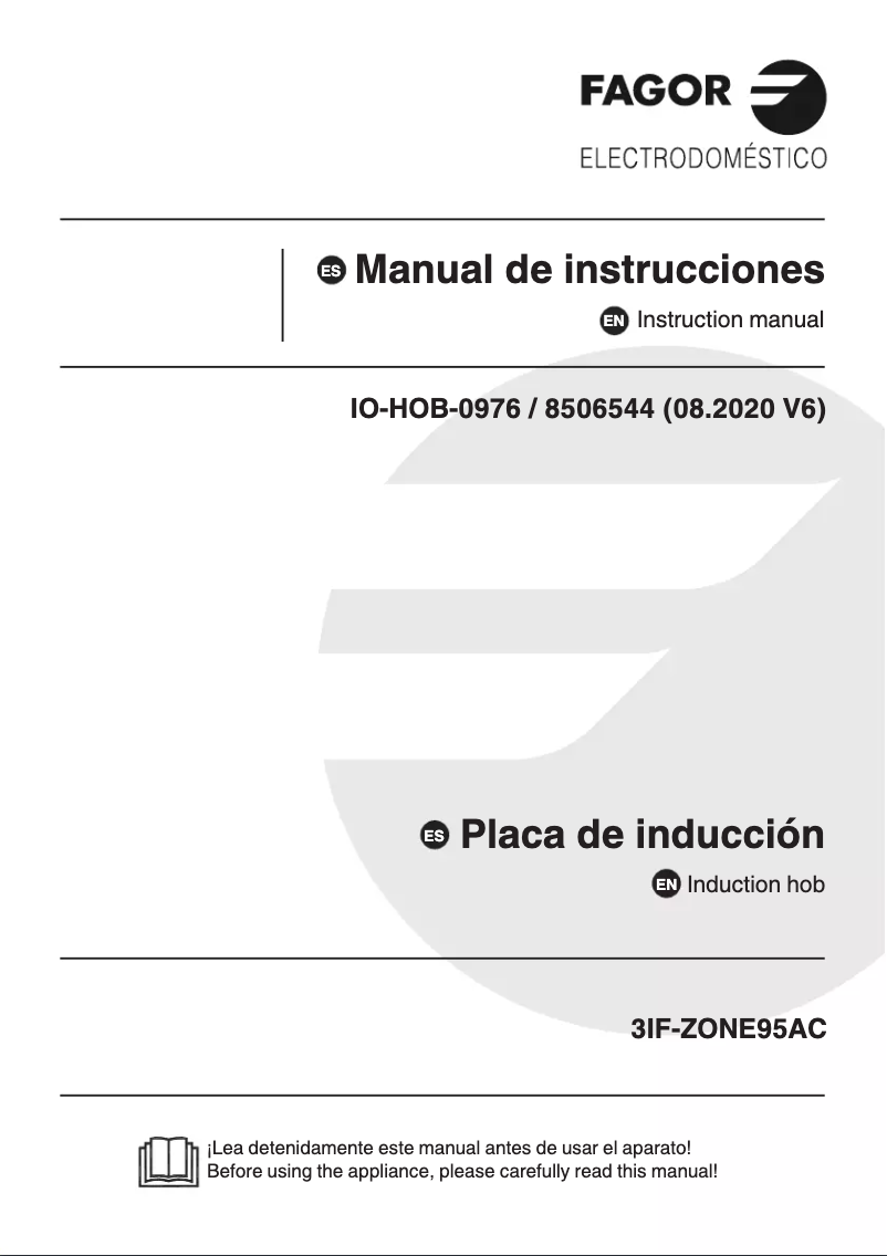 First page image of the manual for 3IF-ZONE95AC
