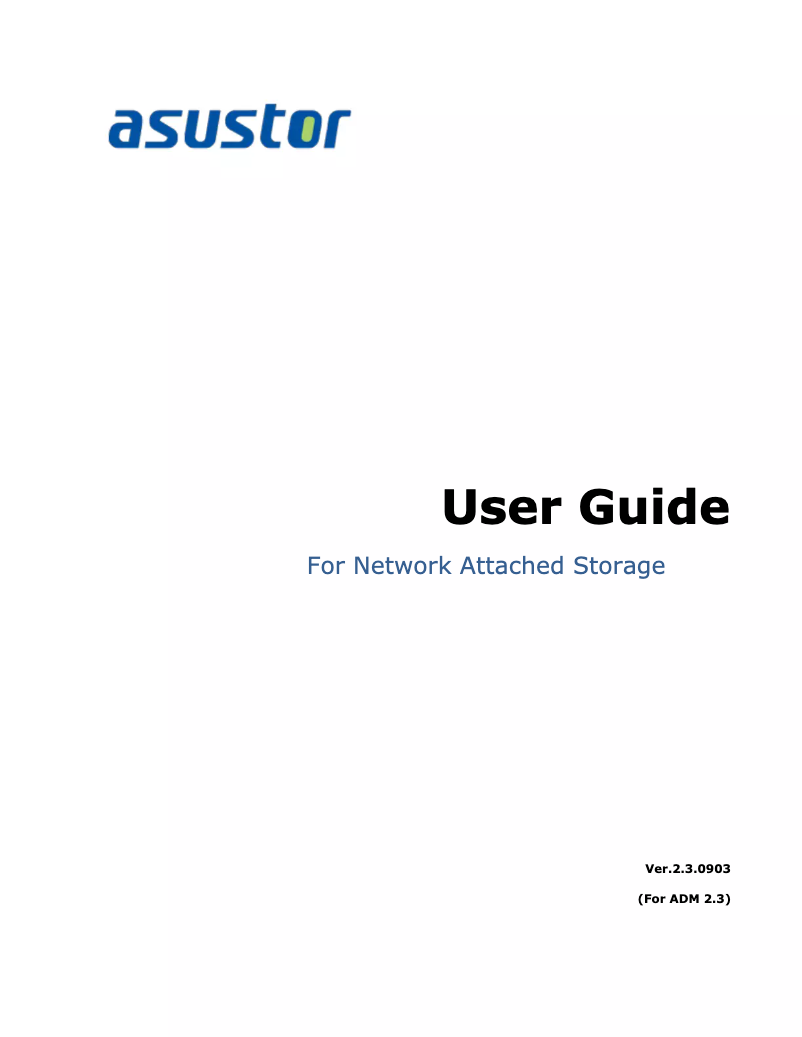 First page image of the manual for AS5104T