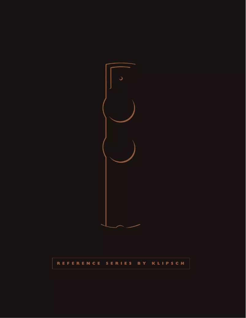 Page 1 of the manual Brochure Klipsch AW-400