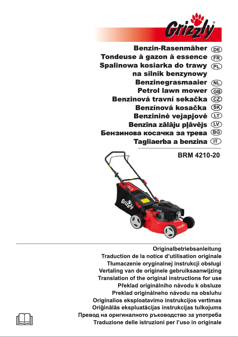 First page image of the manual for BRM 4210-20