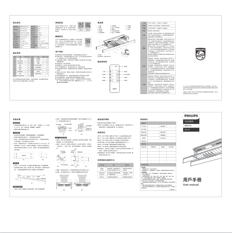 First page image of the manual for SDR703