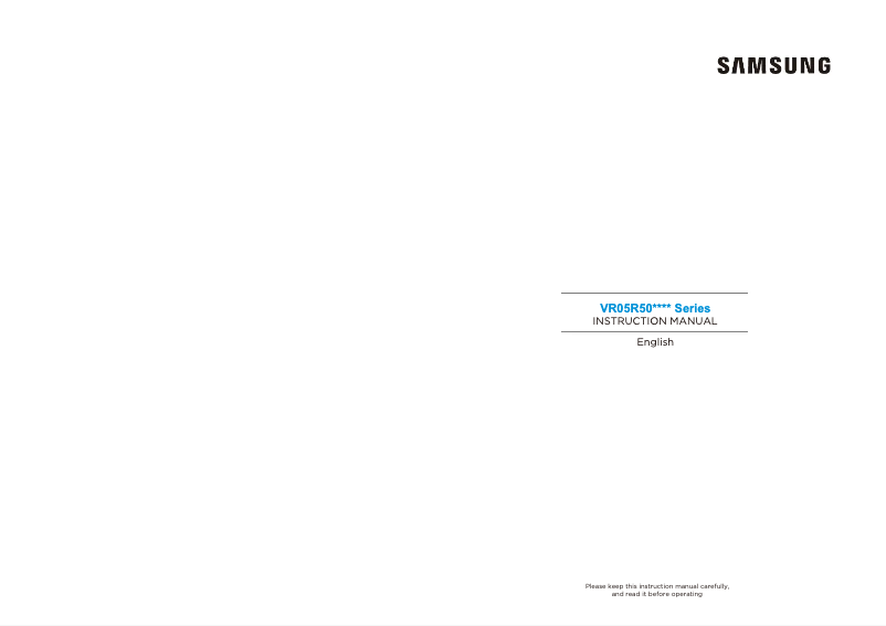 Page 1 of the manual User Manual Samsung PowerBot-E