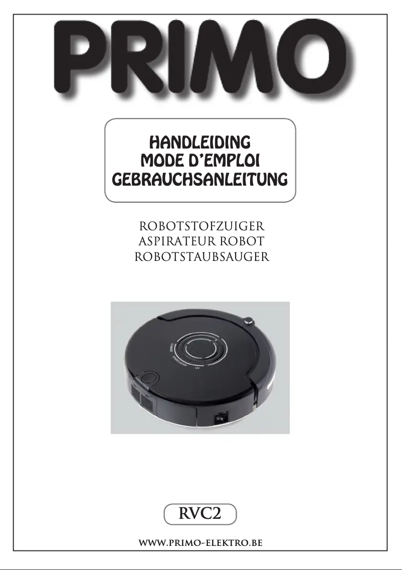 Page 1 of the manual User Manual Primo RVC2