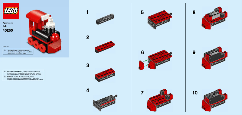 First page image of the manual for 40250