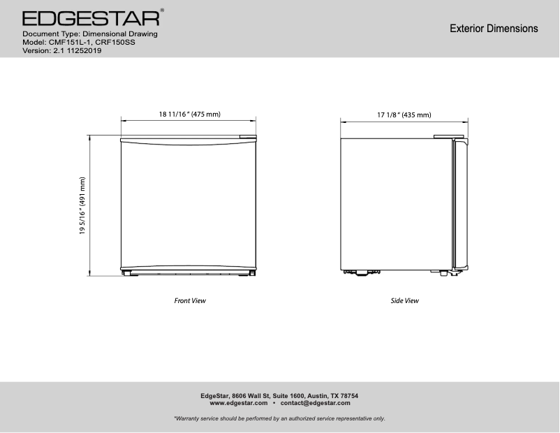 First page image of the manual for CMF151L-1