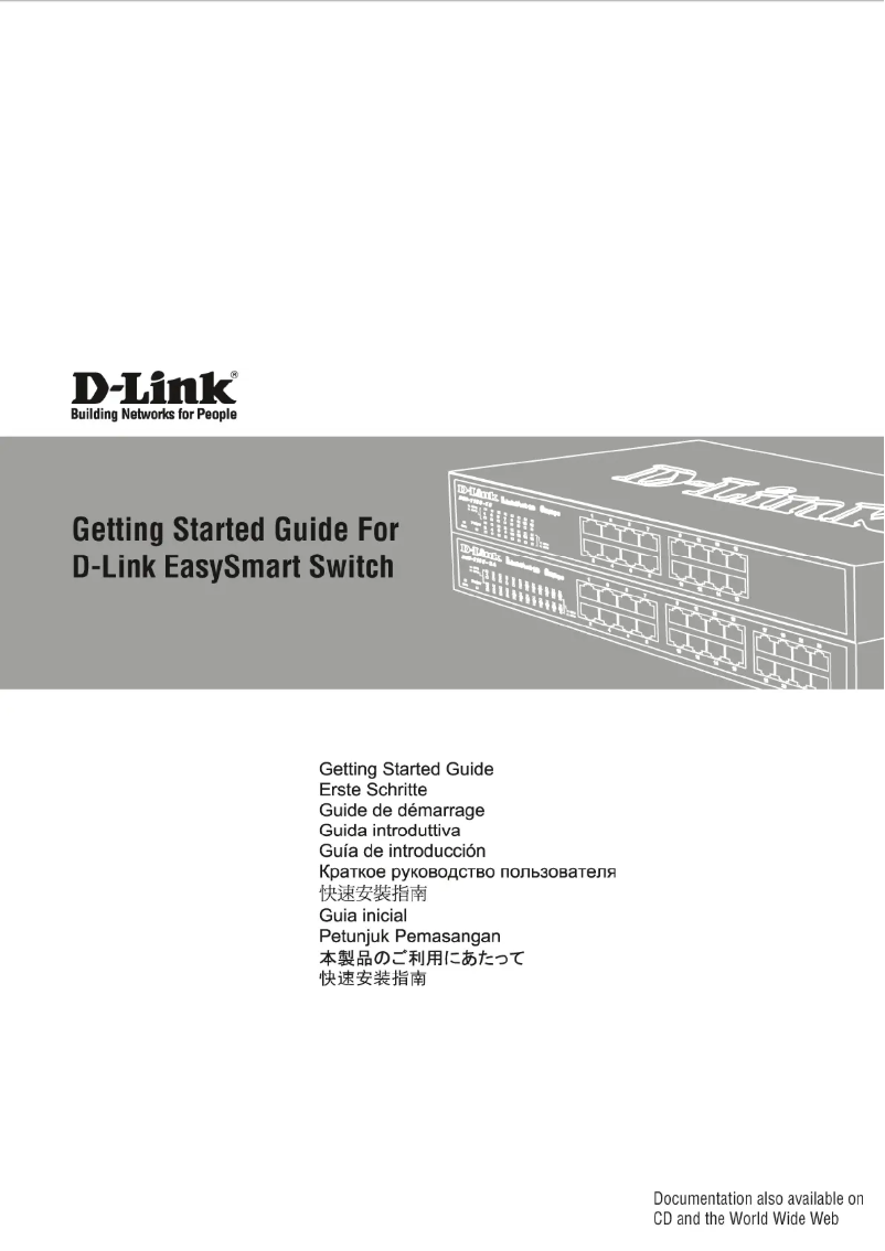 Page 1 of the manual Quick Start Guide D-Link DGS-1100-05PD