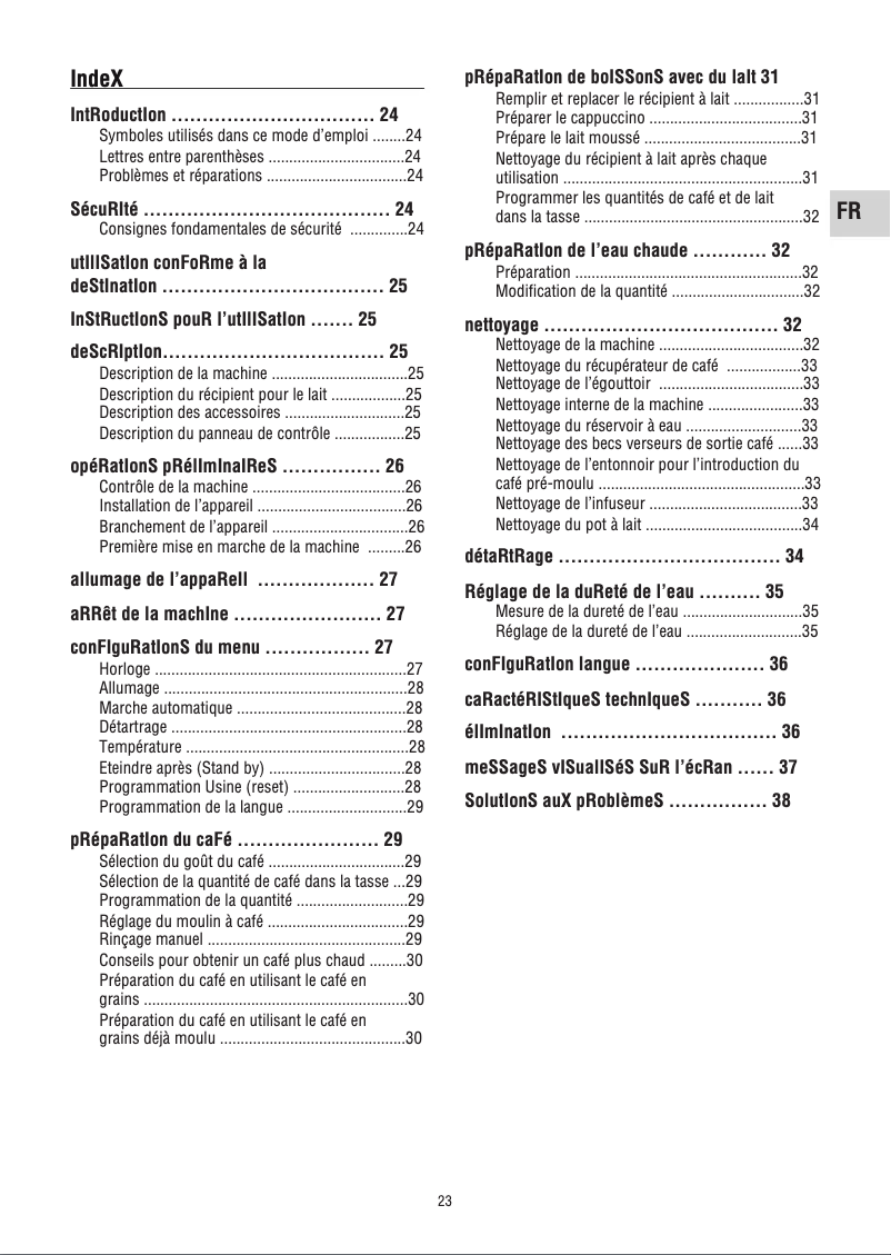 First page image of the manual for Magnifica ESAM 3550.B