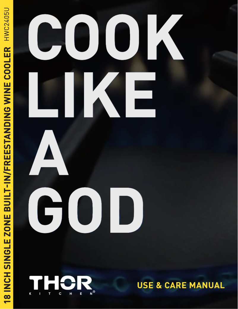 Page 1 of the manual User Manual Thor HWC2405U