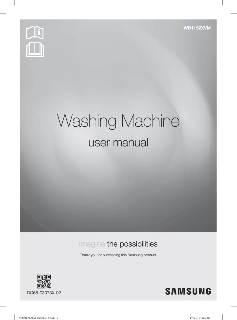 First page image of the manual for WD1152XVM