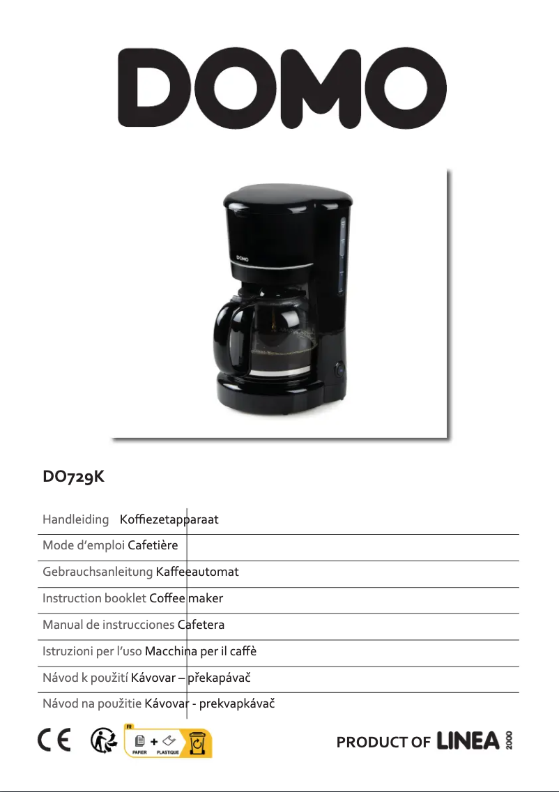 Page 1 of the manual User Manual Domo DO729K