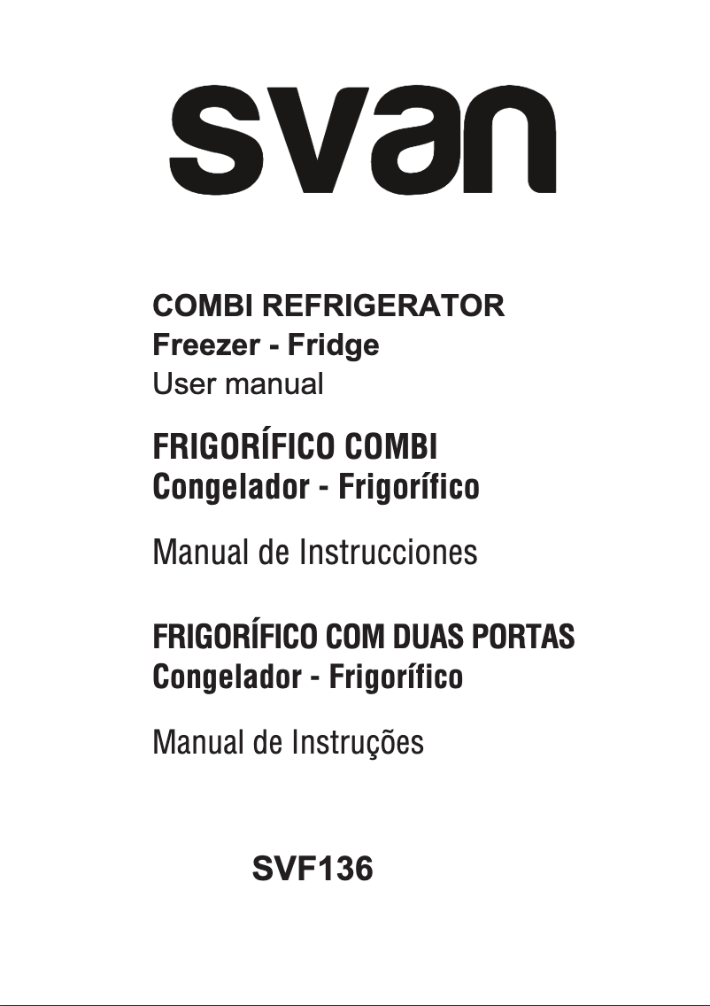 Page 1 of the manual Instruction Manual SVAN SVF136