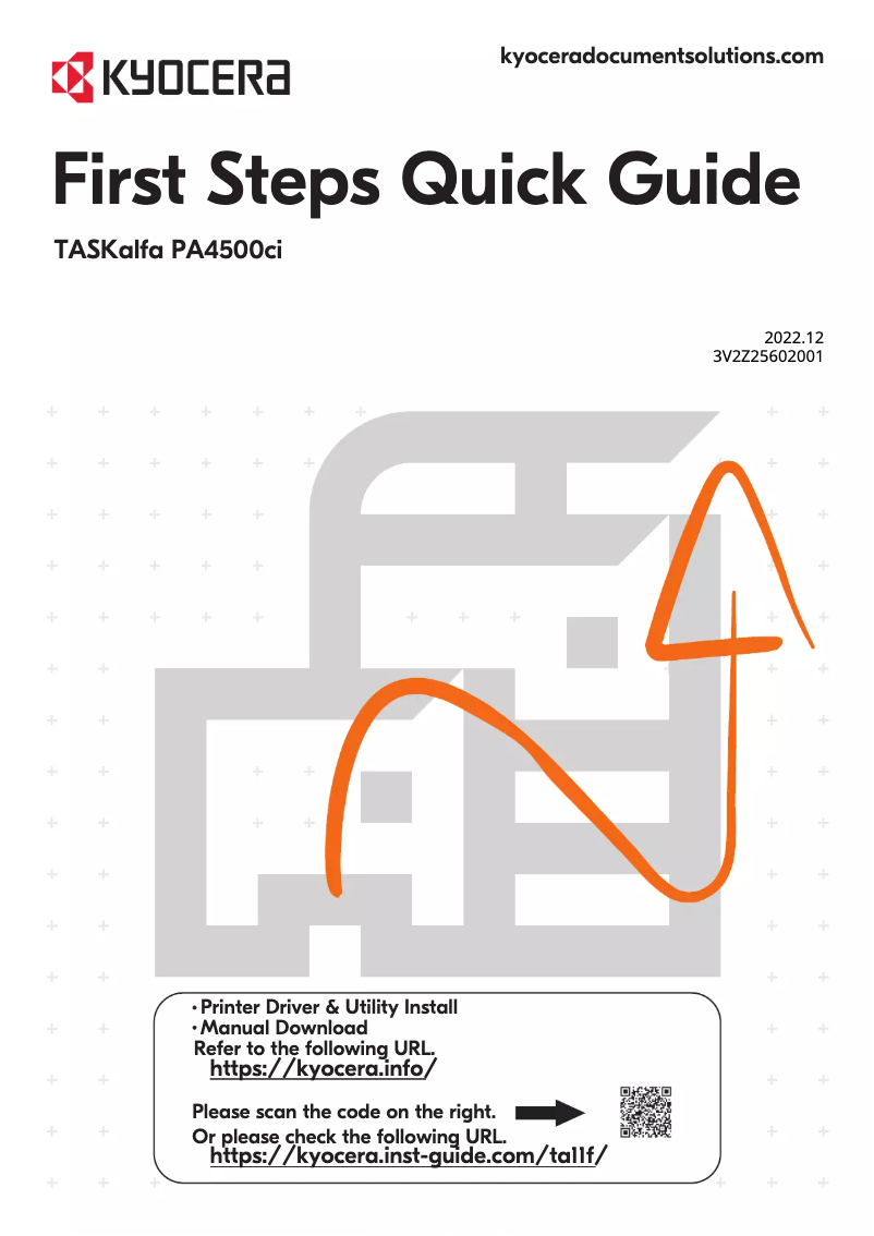 Page 1 of the manual User Manual Kyocera TASKalfa PA4500ci