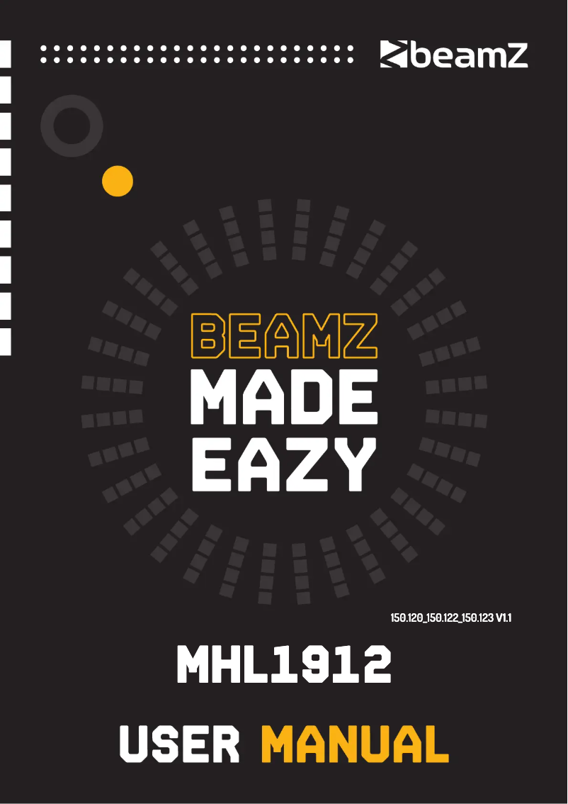 First page image of the manual for MHL1912