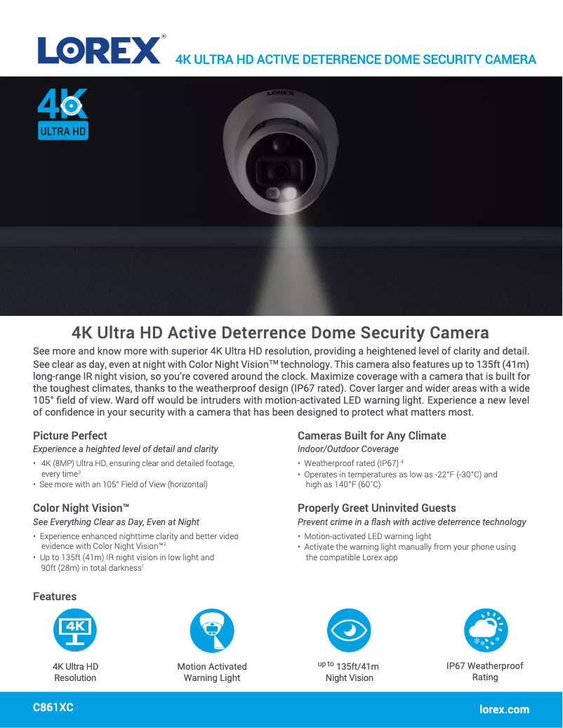 First page image of the manual for C861XC-E