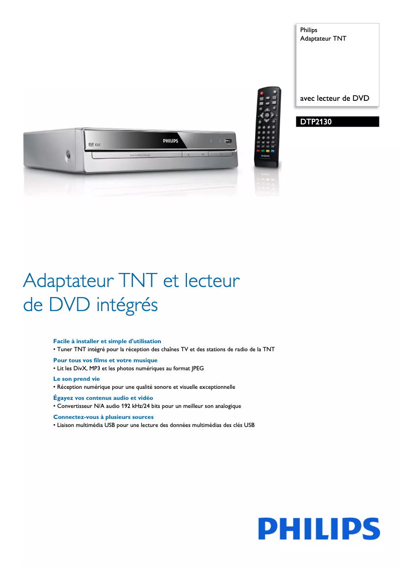 First page image of the manual for DTP2130