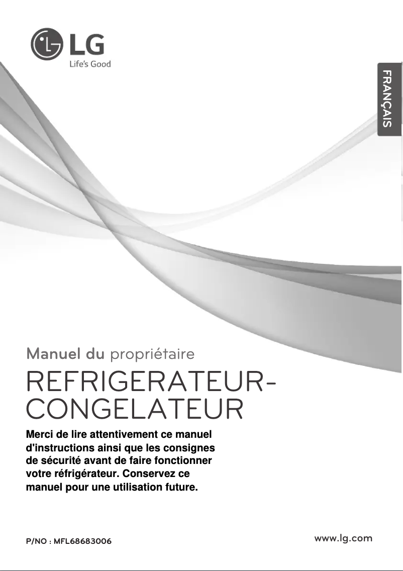 Page 1 of the manual User Manual LG GR-B354SLCR