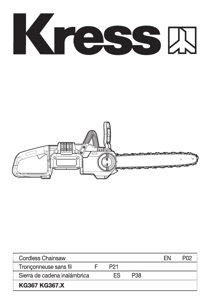 Page 1 of the manual User Manual Kress KG367