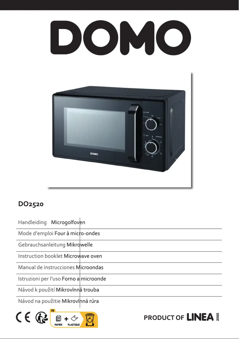 Page 1 of the manual User Manual Domo DO2520