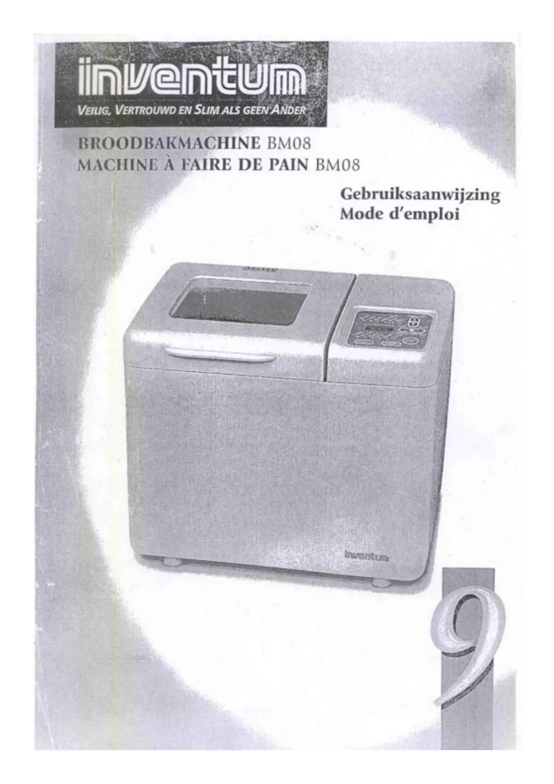 First page image of the manual for BM08