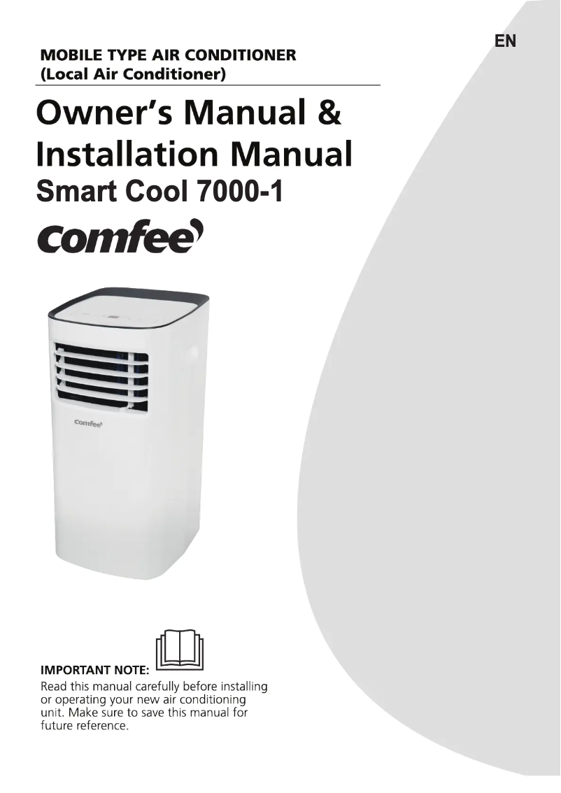 First page image of the manual for Smart Cool 7000-1