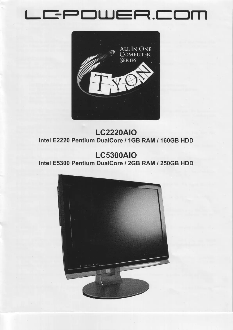 Page 1 of the manual User Manual LC-Power LC5300AIO