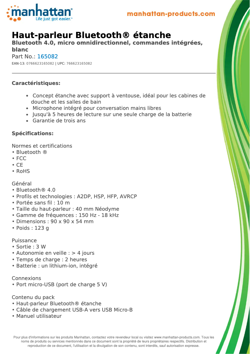 First page image of the manual for 165082