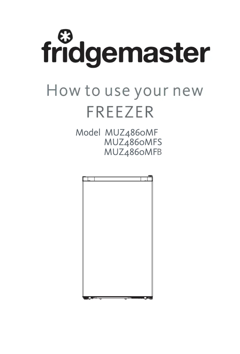 Page 1 of the manual User Manual Fridgemaster MUZ4860MF