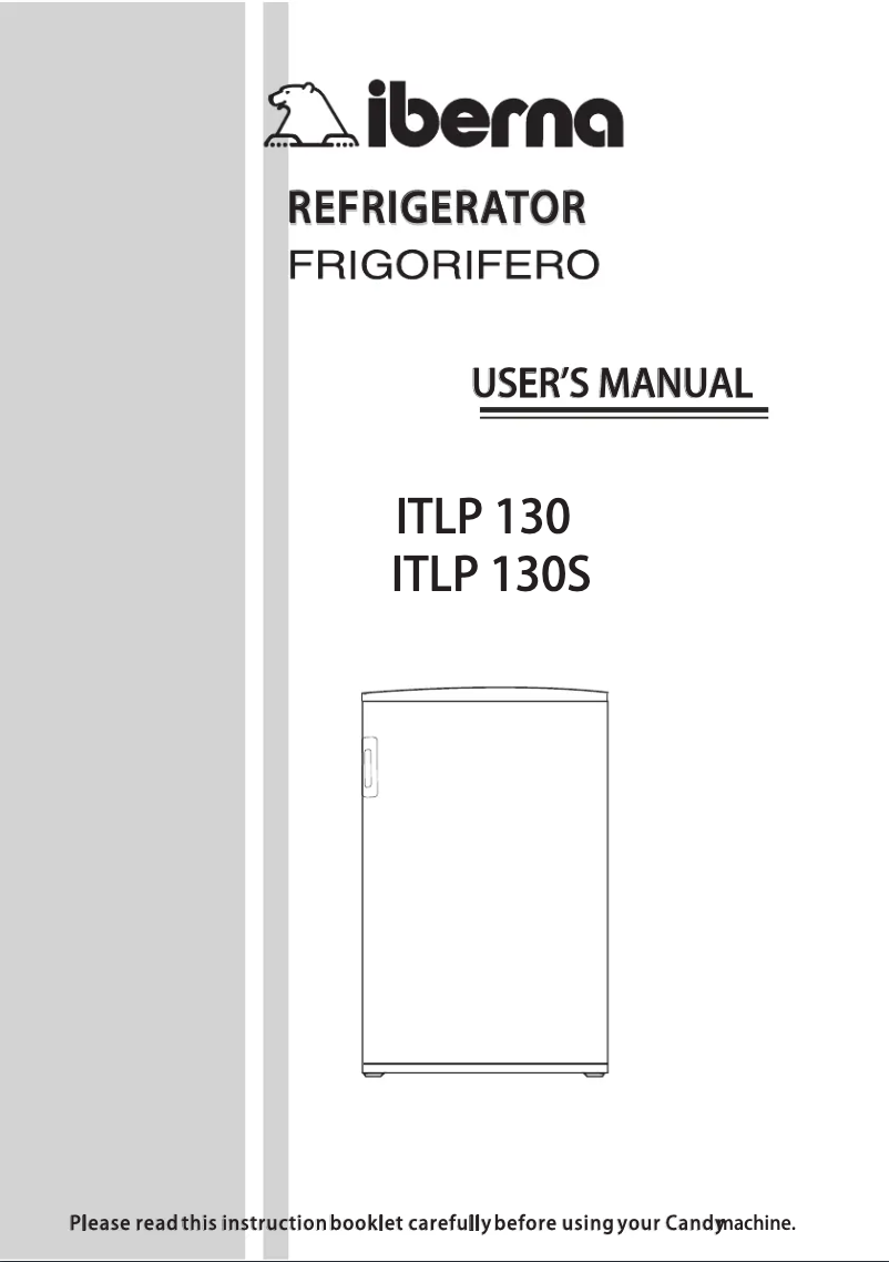 First page image of the manual for ITLP 130