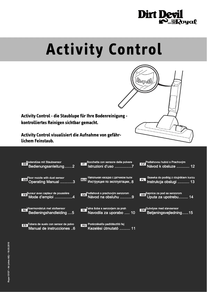 First page image of the manual for MA8424-1
