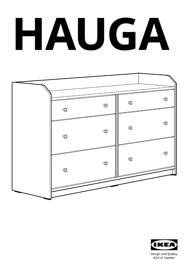 First page image of the manual for HAUGA 404.592.37