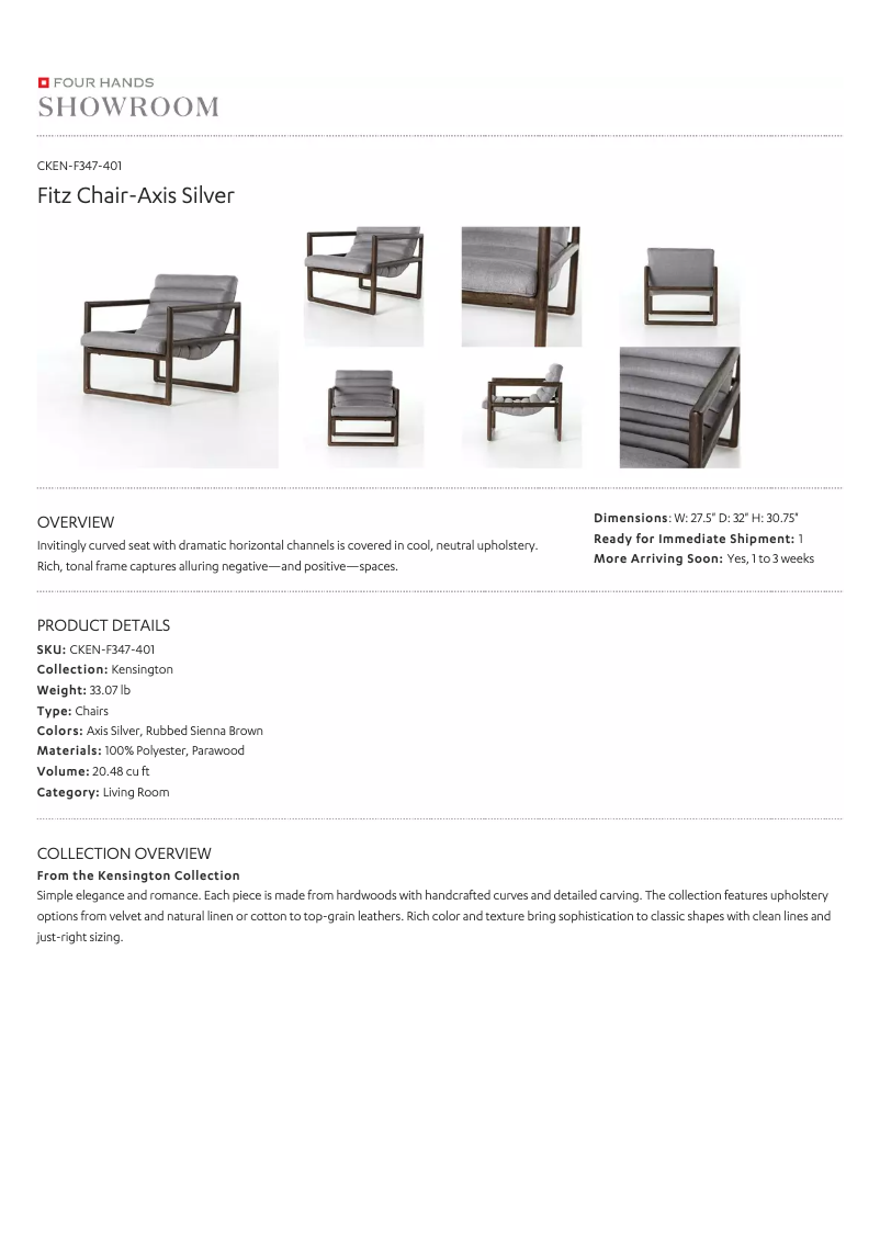 Page 1 of the manual User Manual Four Hands CKEN-F347-401