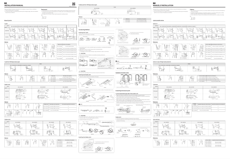 First page image of the manual for MXJ-YA4422MDZ