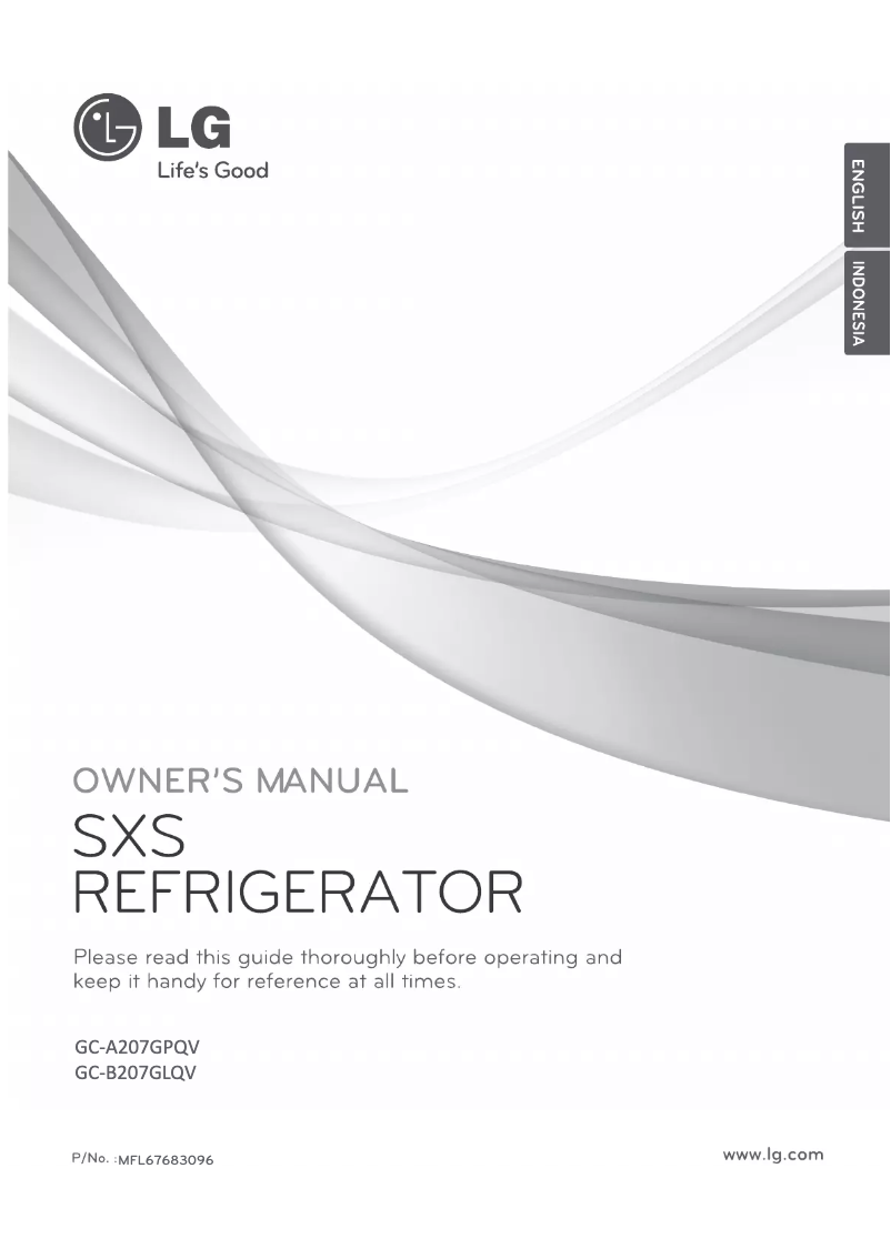 First page image of the manual for GC-A207GPQV