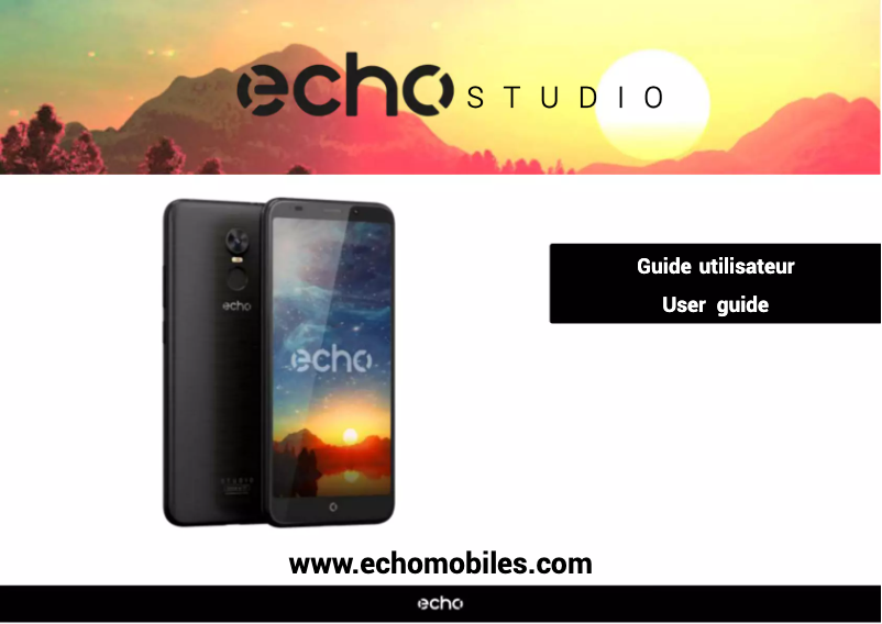 Page 1 of the manual User Manual Echo Studio