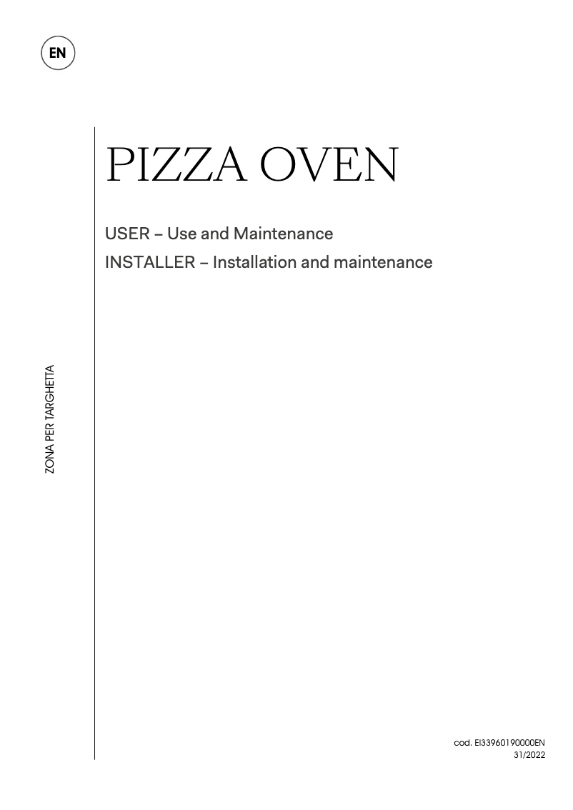 First page image of the manual for 645SLZT4SS