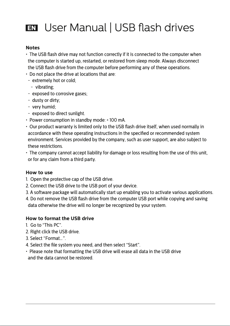 Page 1 of the manual User Manual Philips FM32FD70E
