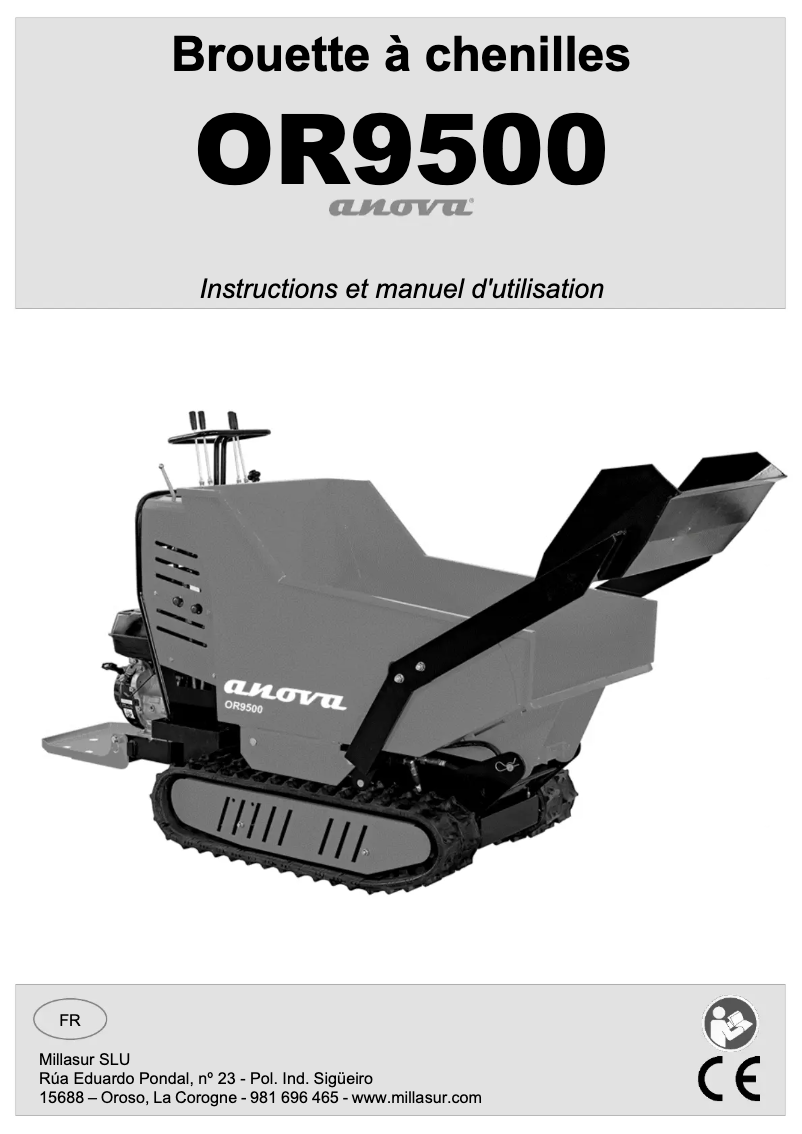 First page image of the manual for OR9500