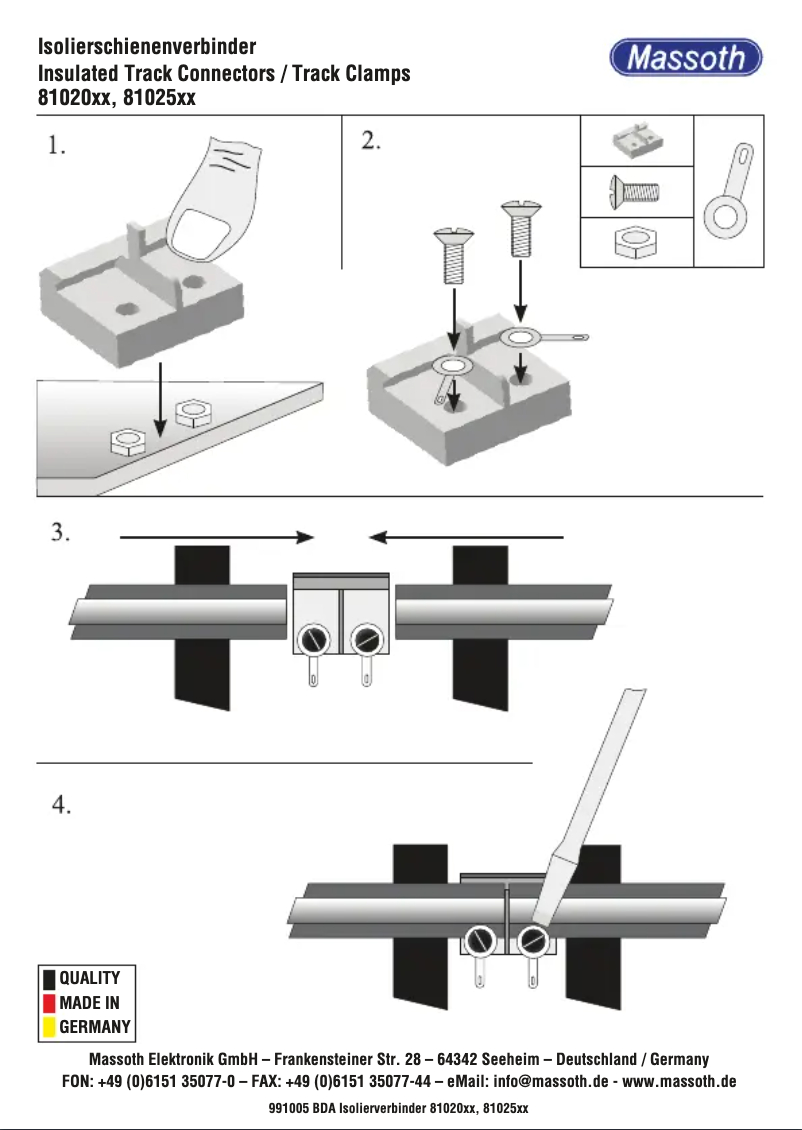 First page image of the manual for 8102520