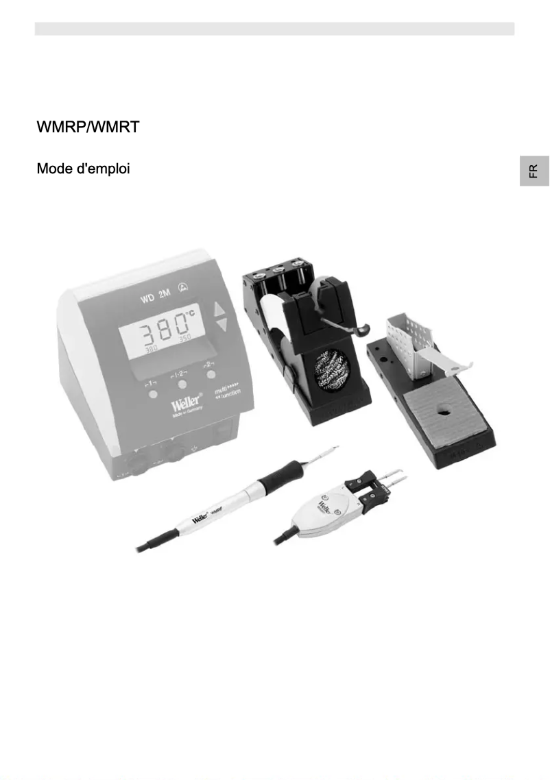 First page image of the manual for WMRP MS