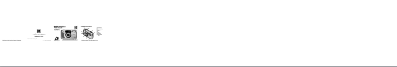 Page 1 of the manual User Manual Kodak Advantix F620