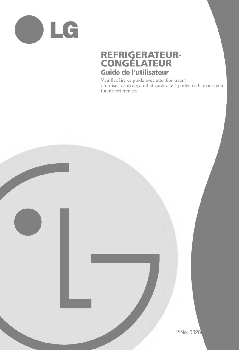 Page 1 of the manual User Manual LG GR-459GLR