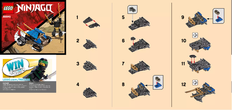Page 1 of the manual User Manual Lego Ninjago 30592