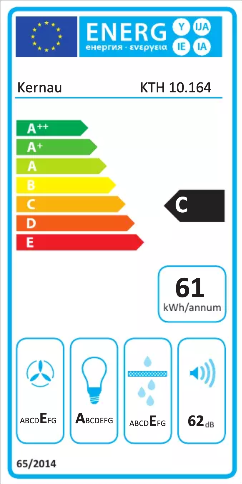 First page image of the manual for KTH 10.261.1 B