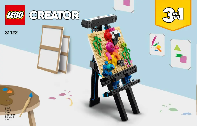 Page 1 of the manual User Manual Lego Creator 31122