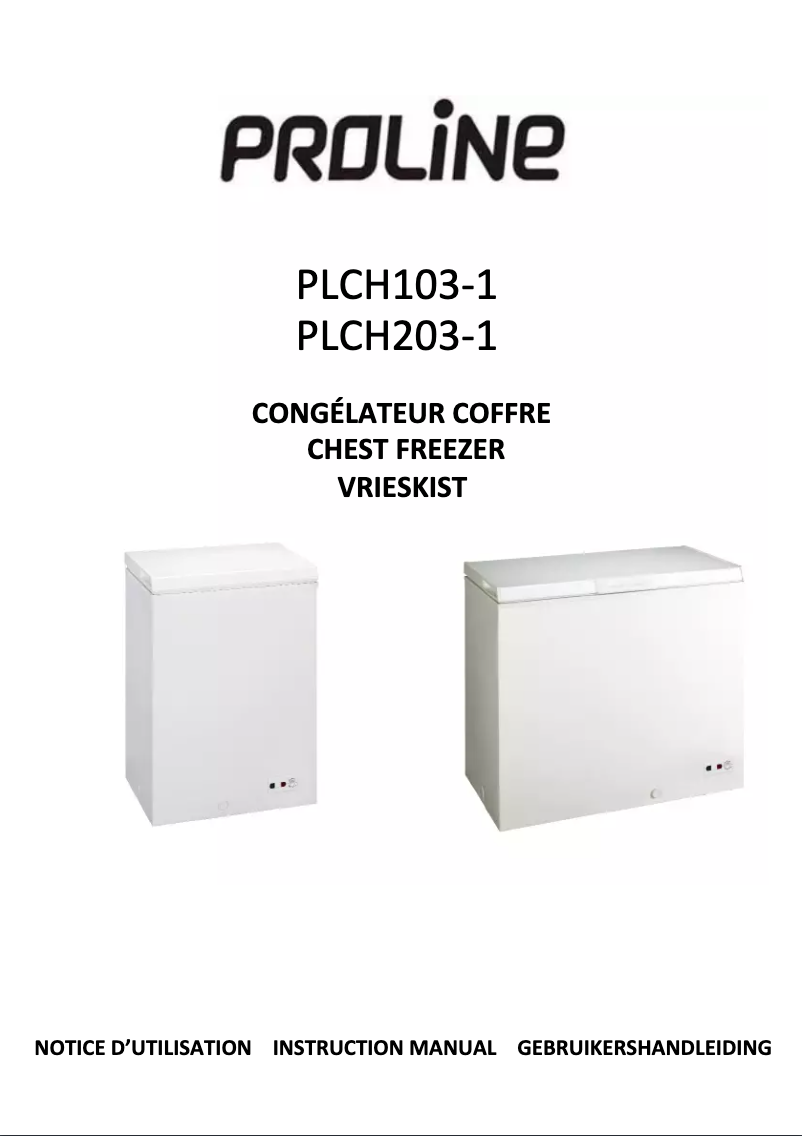 First page image of the manual for PLCH203-1