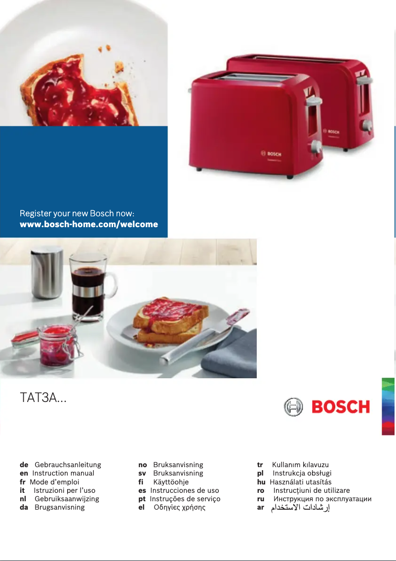 Page 1 of the manual User Manual Bosch CompactClass TAT3A001