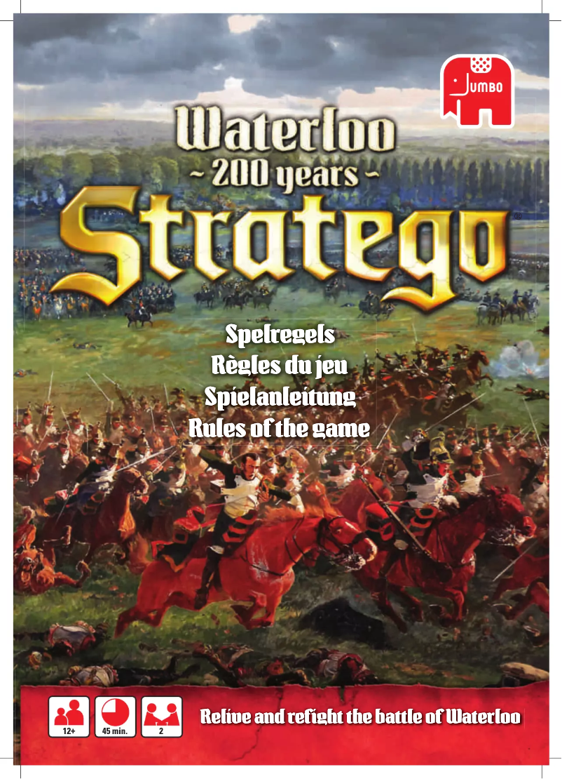 First page image of the manual for Stratego Waterloo